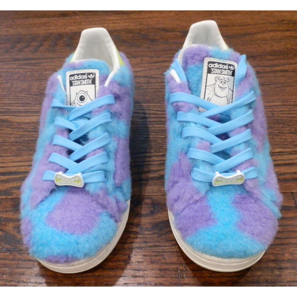 Adidas Stan Smith Monsters Inc Mike & Sulley Shoes Men's Size 5 Women's 6.5 NEW